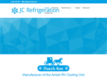 Tablet Screenshot of jc-refrigeration.com